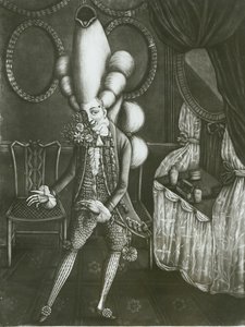 パンテオンマカロニ、1773年 作： English School